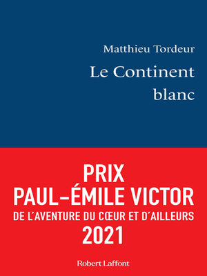 cover image of Le Continent blanc